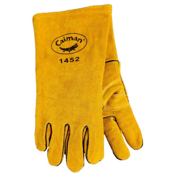 Caiman 1452 Welders and Foundry Gloves Gold L