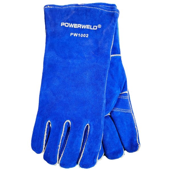 Safety/PPE:Blue welding gloves