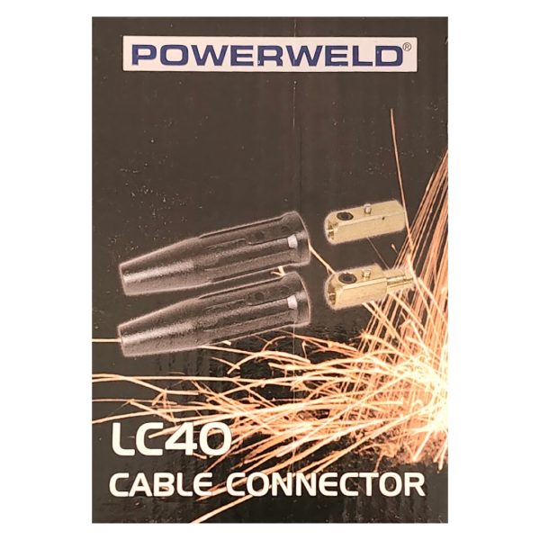 2 Packs Powerweld LC40 Cable Connector Set Cables