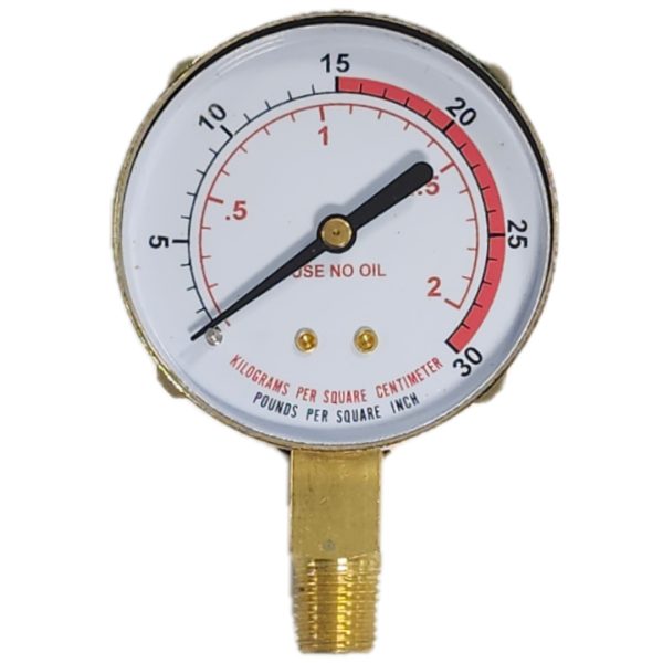 POWERWELD pressure gauge to 30lb. L A30