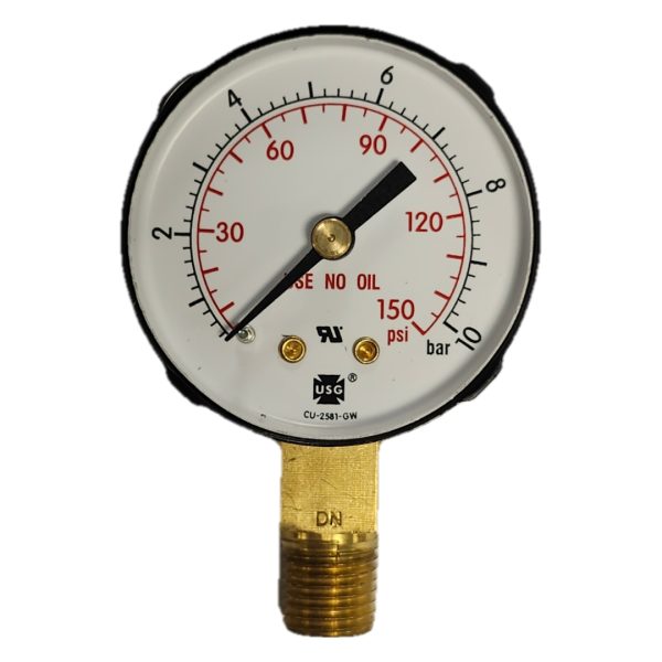 Miller Electric Pressure Gauge 0 to 150 PSI Ga137-03