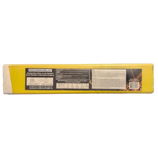 POWERWELD E308L stainless steel electrode 3/32 x 4.4 lb.