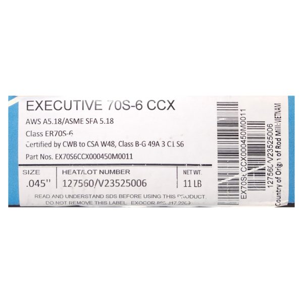 Executive 70S-6CCX .045 11 lb. Spool